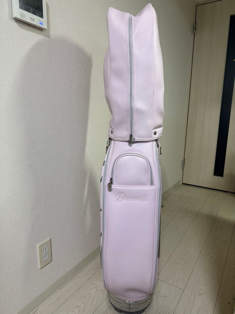 【1度使用のみ】デサントゴルフ LUXE キャディバッグ ピンク