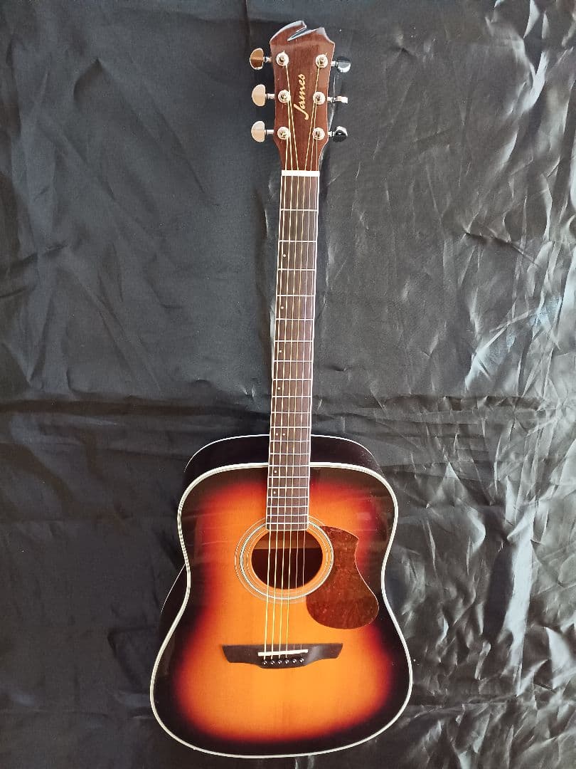 【送料込】【美品】James　ドレッドノート　島村楽器　トップ単板　整備済