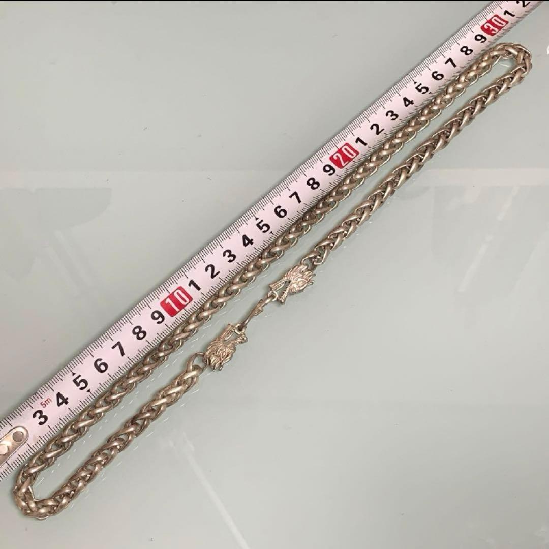 時代物　銀龍　ネックレス　お守り　魔除け　縁起物