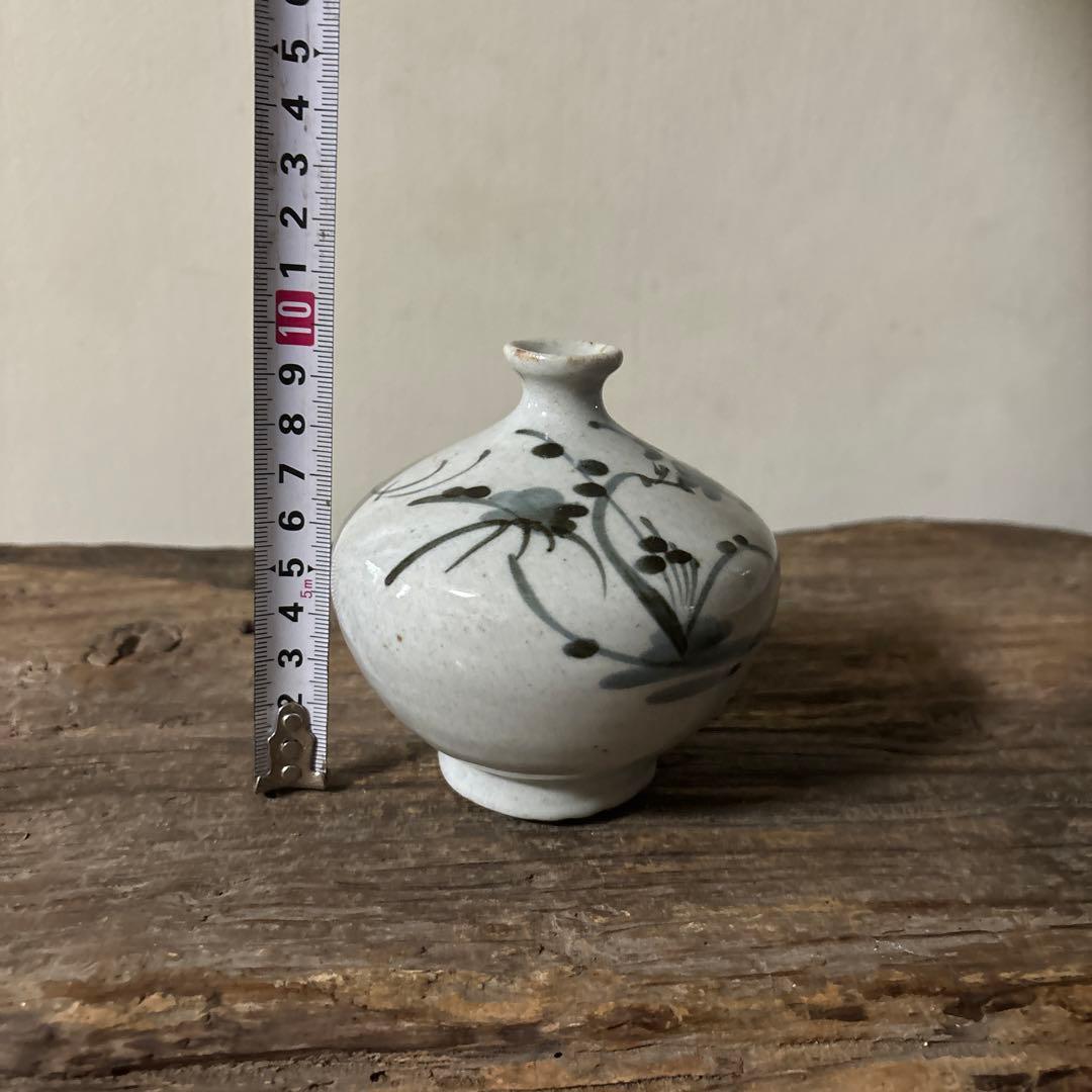 古伊万里染付油壷　②江戸時代　骨董　民芸　古道具　アンティーク検:白洲正子　李朝