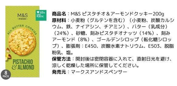 ヴィクトリアケーキ様M&Sクッキーセット6点