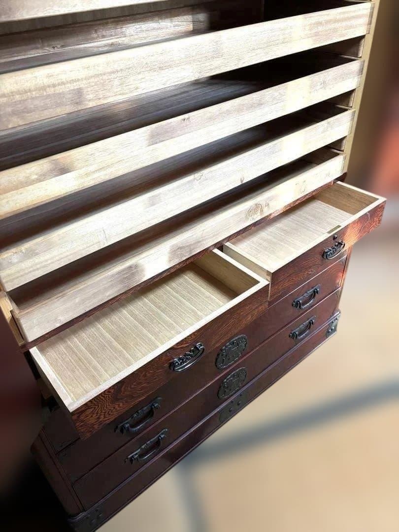 和箪笥 着物収納 桐箪笥 大型 日本製 婚礼家具 和モダン 古民家