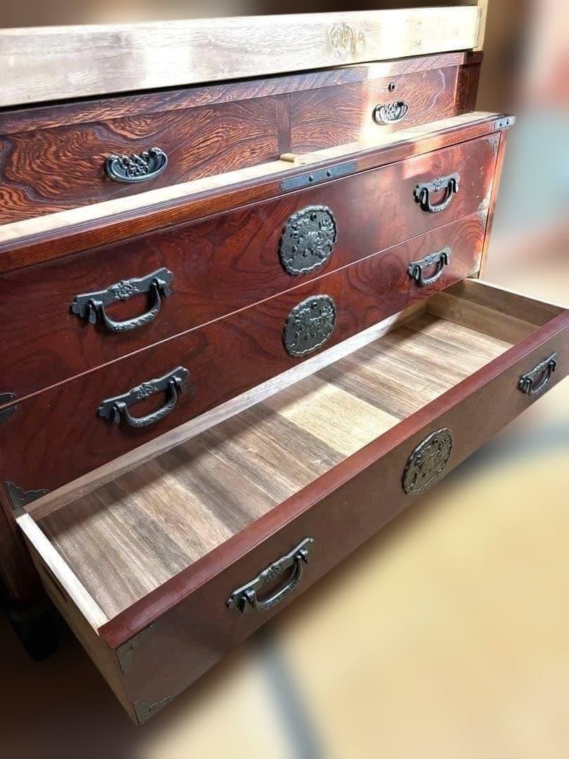 和箪笥 着物収納 桐箪笥 大型 日本製 婚礼家具 和モダン 古民家