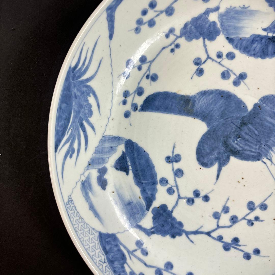 103 セール　皿　染付　伊万里　有田　中国　梅　花鳥　鷺　鶴　鍋島　九谷