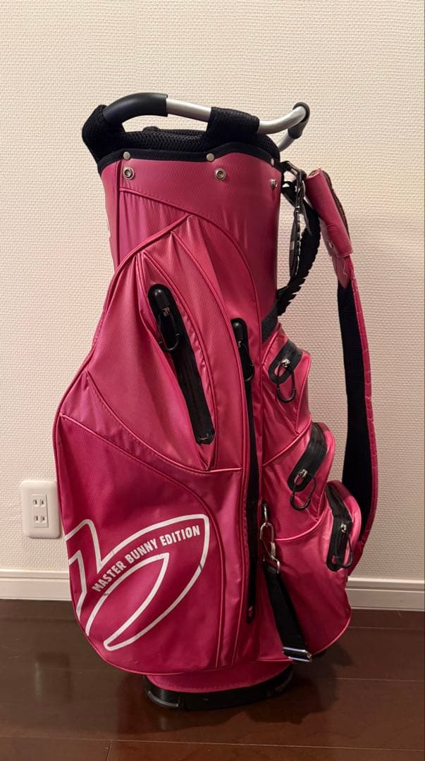 ⭐︎値下げ　キャディバッグ　マスターバニーエディション ゴルフバッグ ピンク