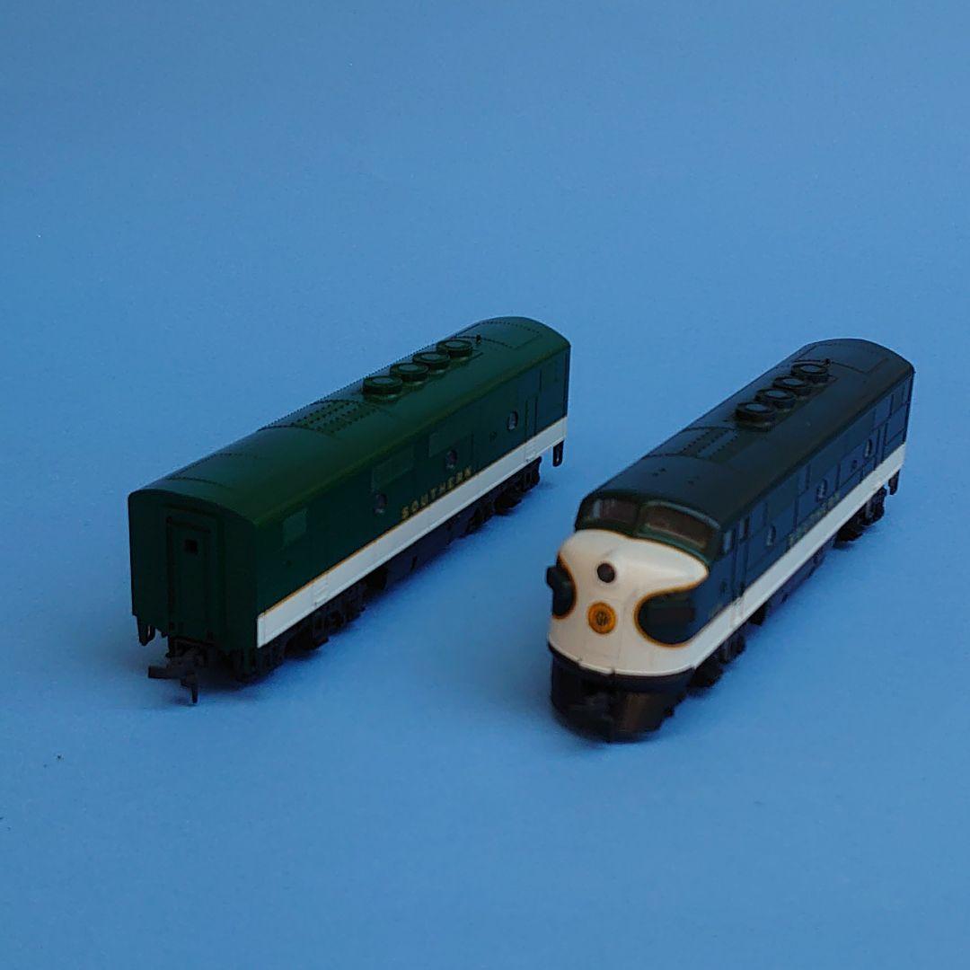 KATO HO アメリカ形DL F3 サザンA＋B(M無)2両セット