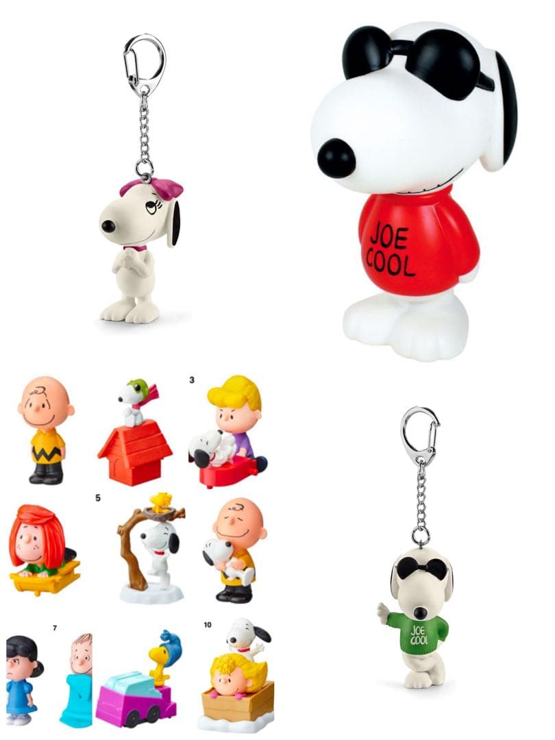 スヌーピー バンク&シュライヒ スヌーピー キーホルダー＆ハッピーセット