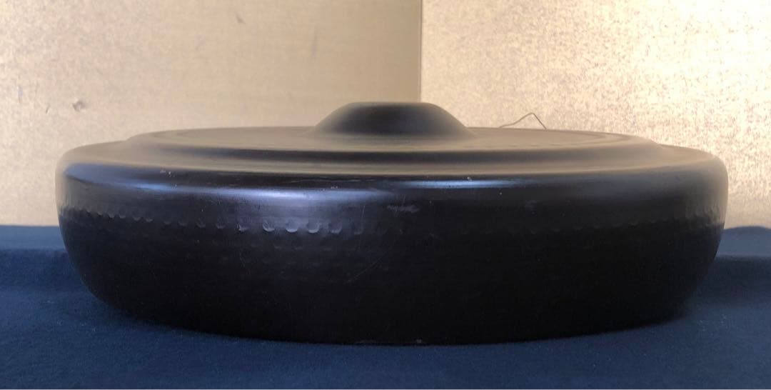 《R》茶道具 銅羅 ドラ 撥付 仏具 鳴物 260114き3