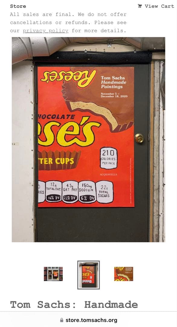 Tom Sachs Handmade Paintings Poster ポスター