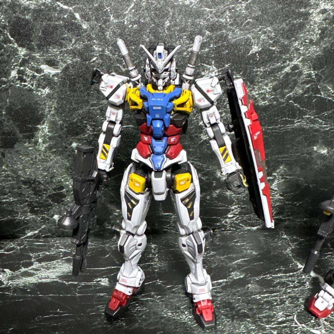 ジークアクス　HG 赤いガンダム　白いガンダムカラー　塗装完成品　ガンプラ