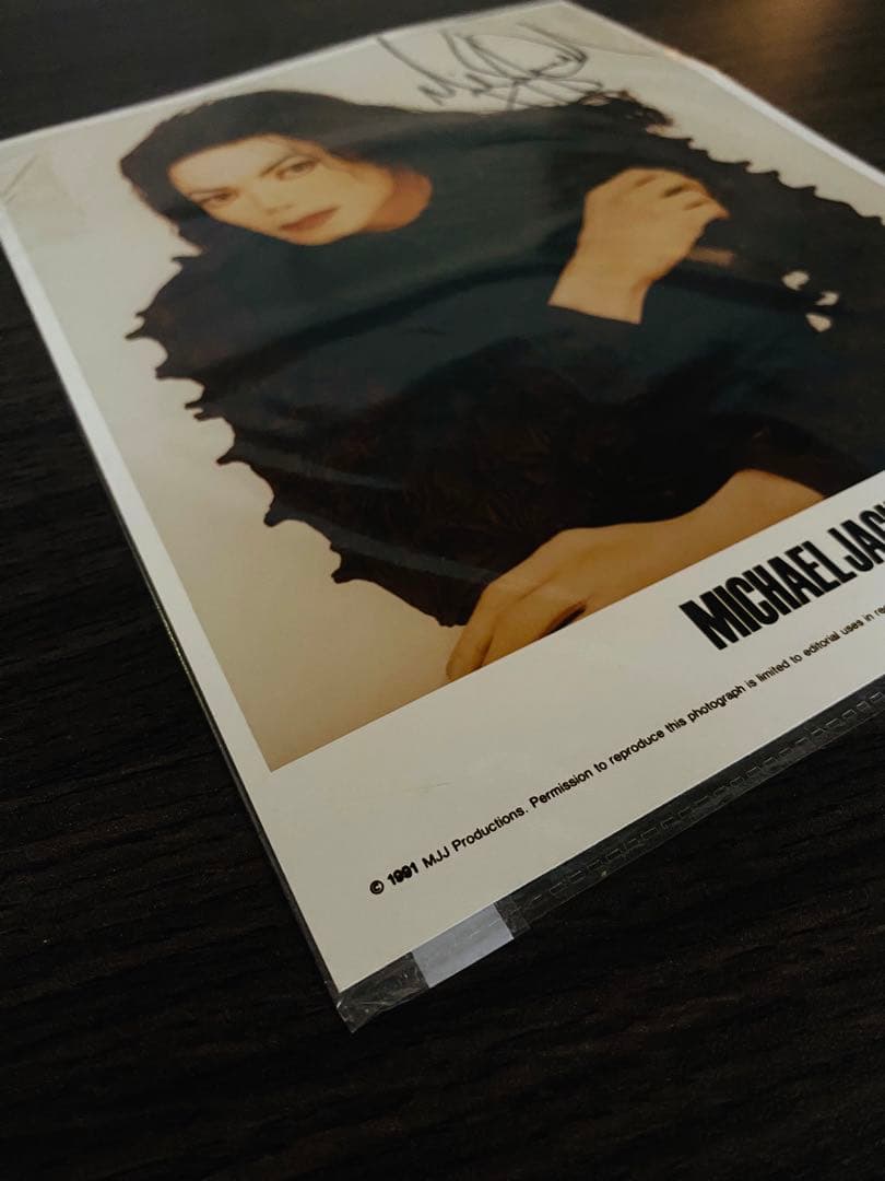 Michael Jackson サイン入りポートレート