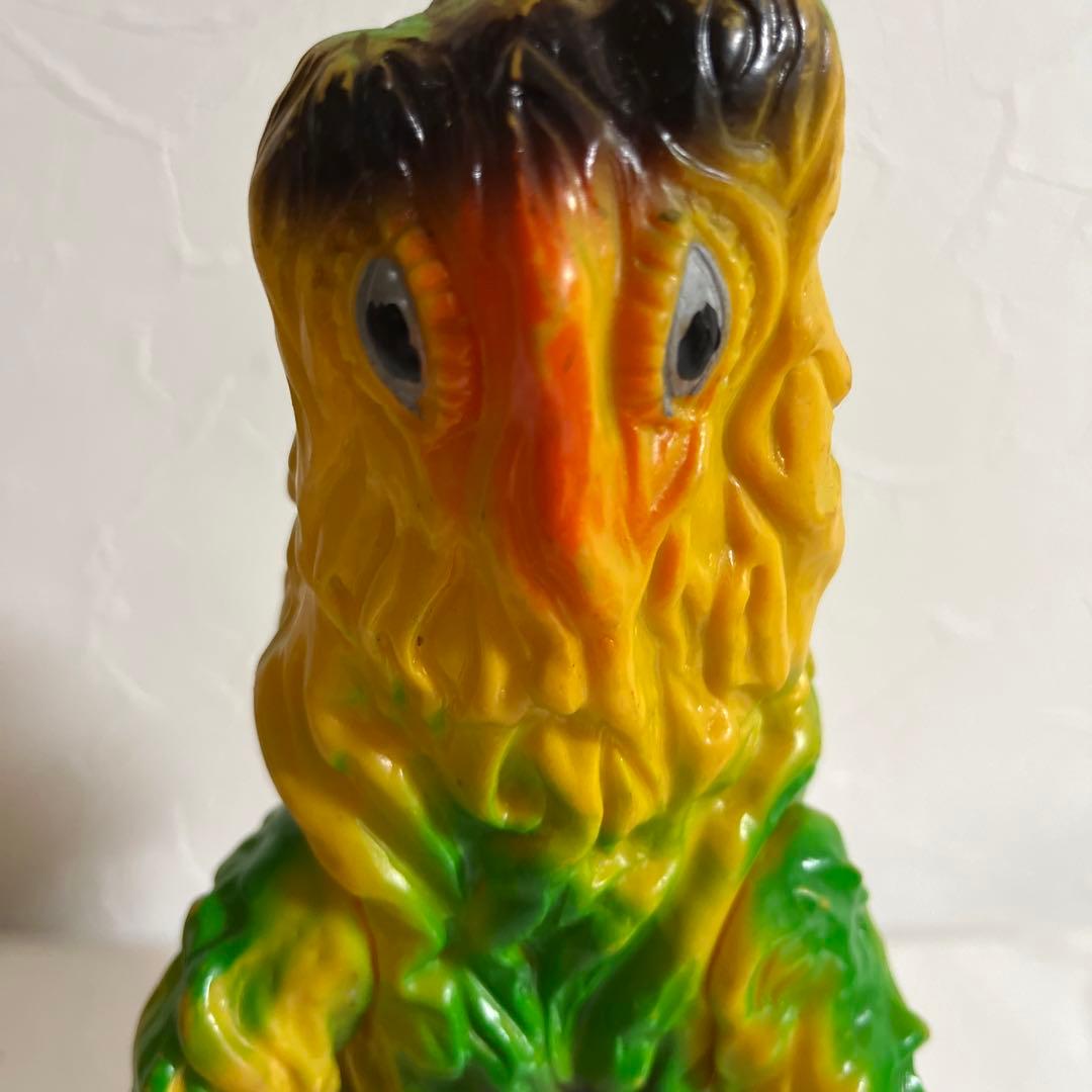 ⚠️貴重・激レア　公害怪獣ヘドラ　当時物　初版　1期　ブルマァク　ソフビ