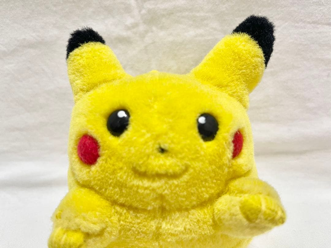 TOMY製 初期 ピカチュウ ぬいぐるみ マスコット レア 希少 約12㎝