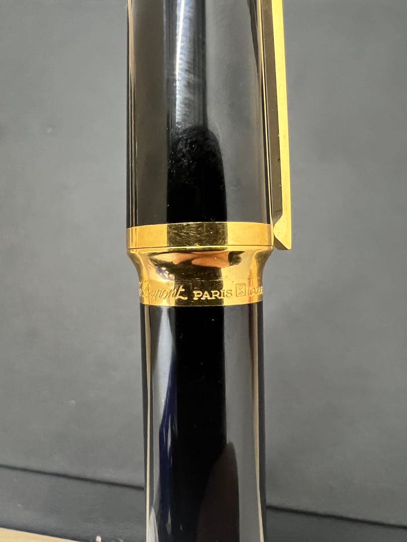 [美品]高級万年筆 18金ペン先 黒