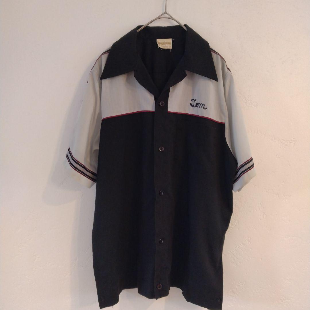 着画　70年代 king louieキングルイ ボウリングシャツ アメカジ us