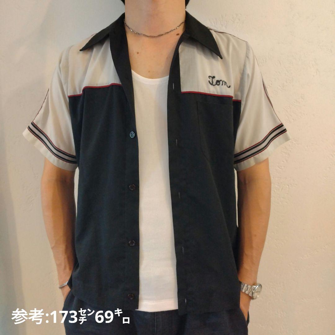 着画　70年代 king louieキングルイ ボウリングシャツ アメカジ us