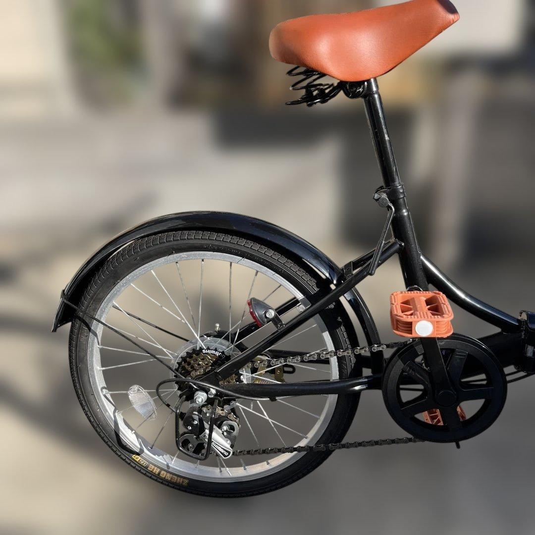 6段変速　折り畳み自転車　美品！