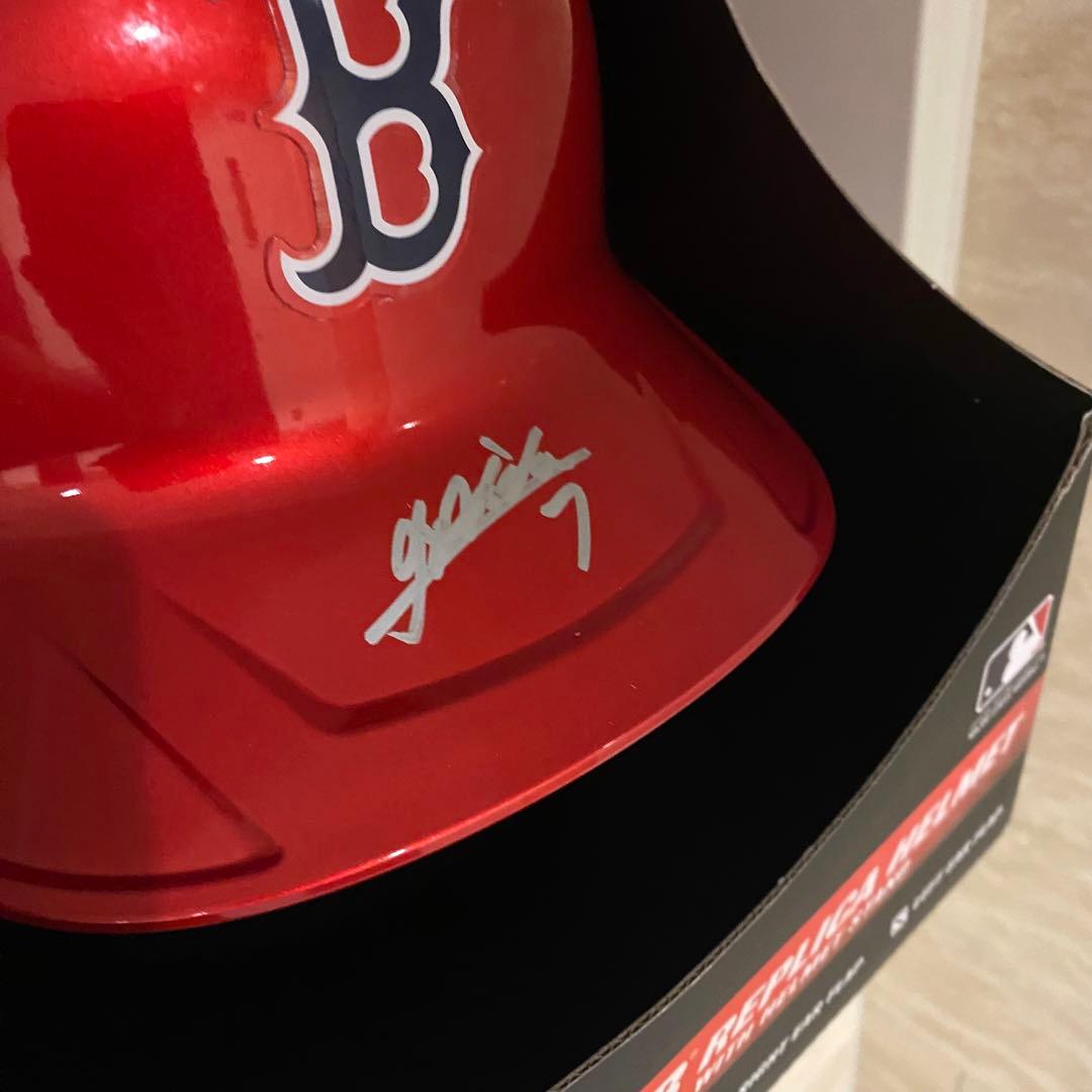 在庫ラスト2 【吉田正尚】　直筆サイン　ヘルメット　検) 大谷翔平　ボール