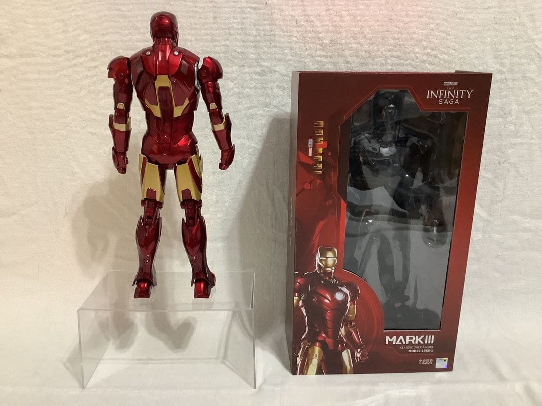 中动玩具 1/5 IRON MAN MK3 アクションフィギュア 発光機能付き
