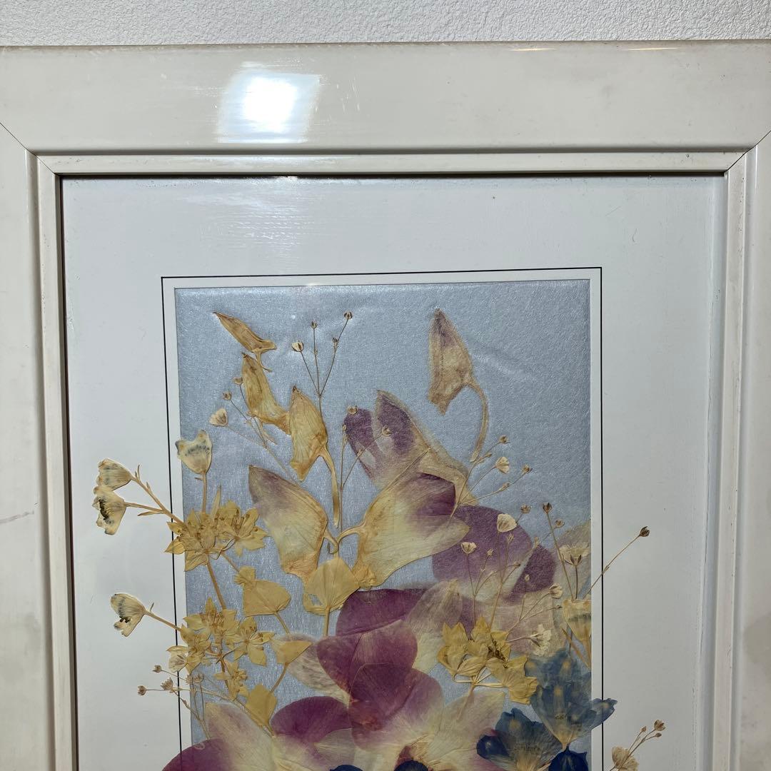 レトロ Eternal Flower 押し花アート 額装 インテリア 壁掛け