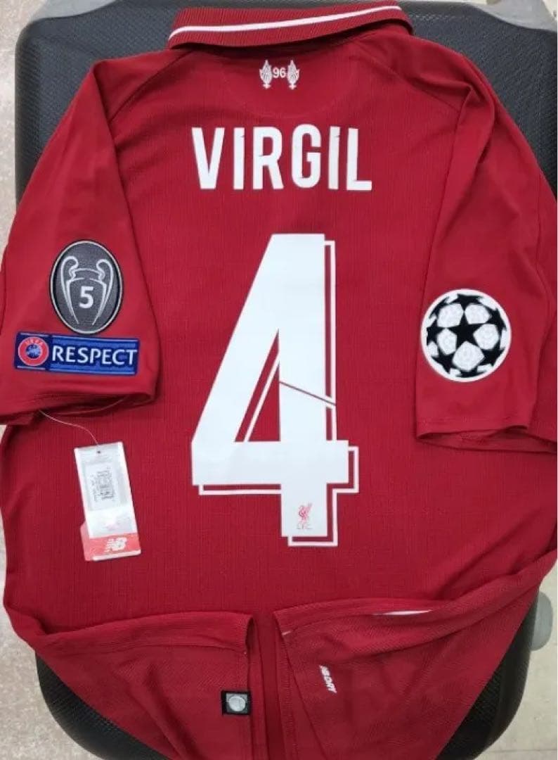 リバプール 18/19CLユニフォーム VIRGIL 4