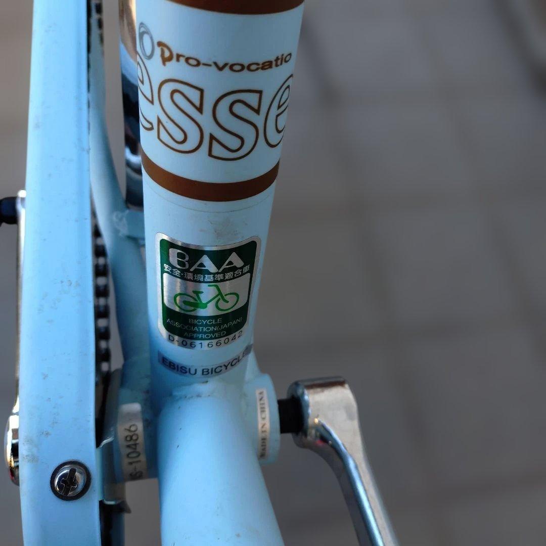 esse 子供用自転車 マカロンブルー 前カゴ付き　22インチ　BAA