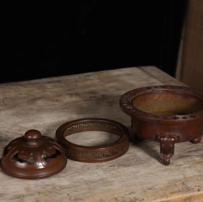 銅器 風水グッズ 香炉 装飾品 工芸品 美術品 置物