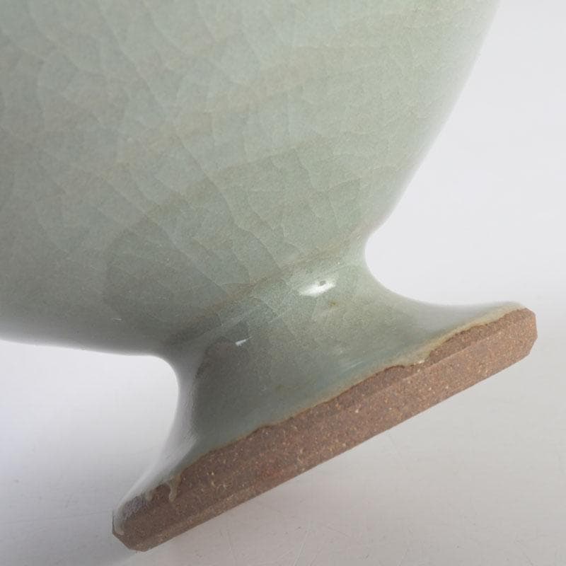 和食器　忍冬庵　佐藤和子作　朝鮮唐津　青磁　手鉢　五客　共箱　V　9845A