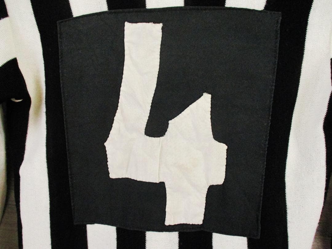 当時物 87-88 ユベントス ＃4 シレア 長袖 M0007ⅿ