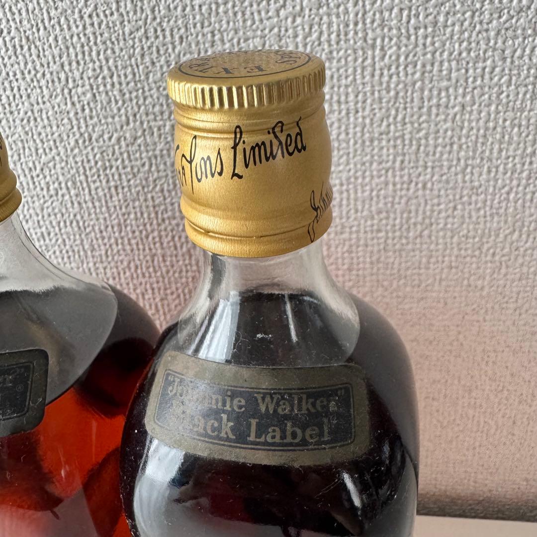 未開封 Johnnie Walker Black Label 白紋章 古酒　3本