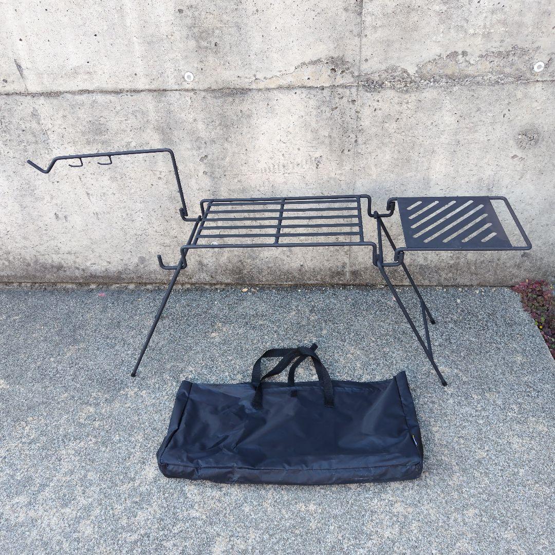 ベルモント アイアン焚火スタンド　フルセット(収納ケース付)