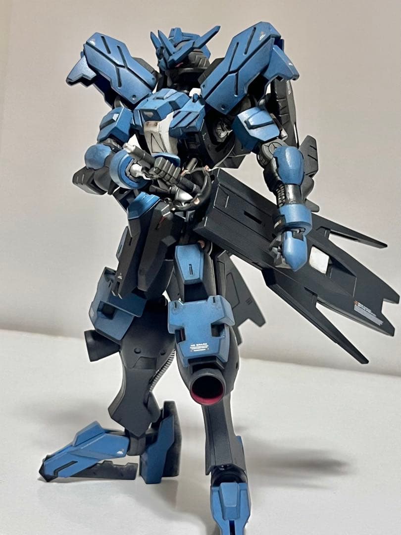 hg ガンプラ　ガンダムヴィダール ウェザリング　全塗装　完成品