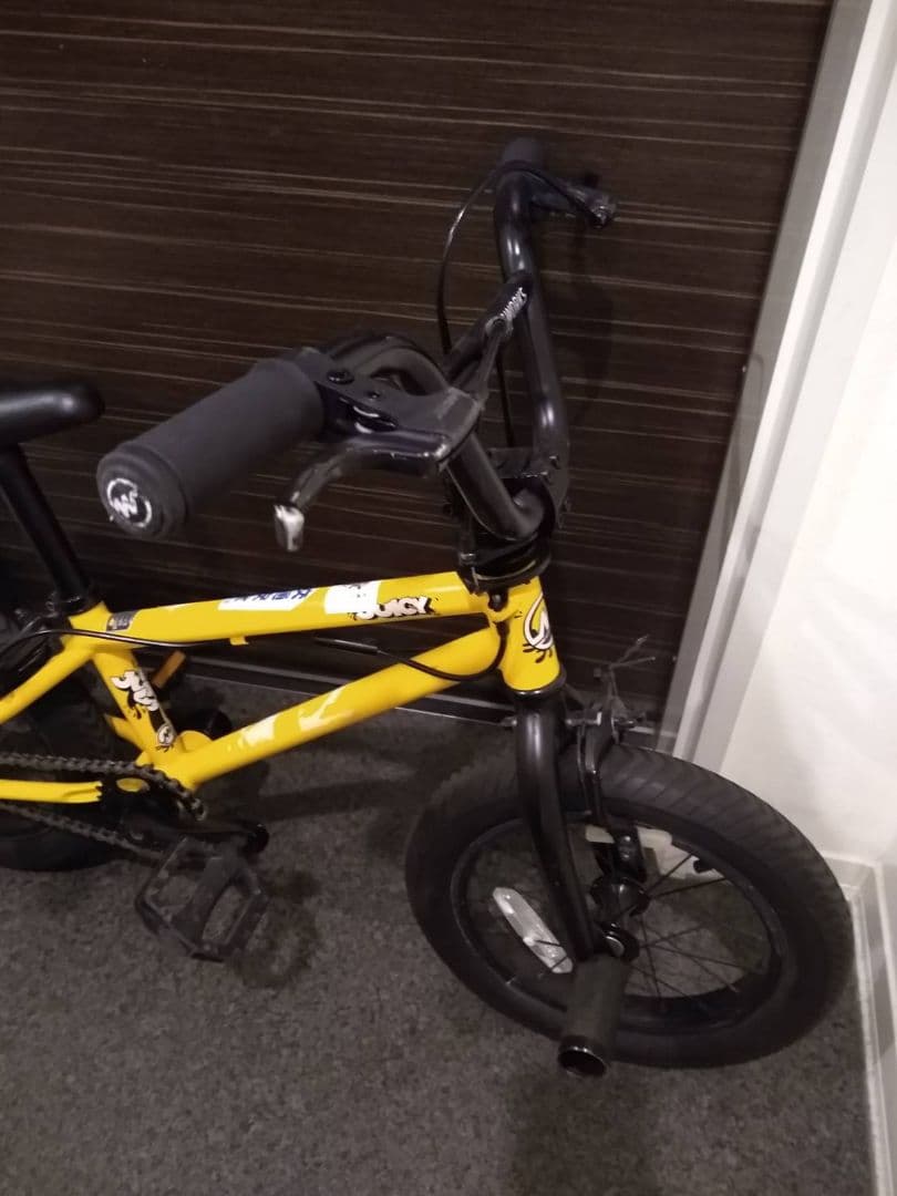 【かつりん】幼児用BMX自転車 イエロー