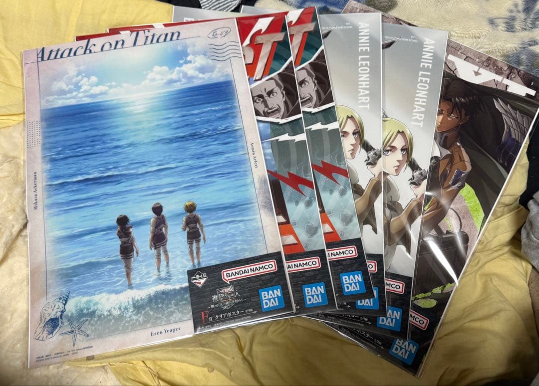 進撃の巨人 一番くじ ラストワン A賞B賞セット＋おまけ付き