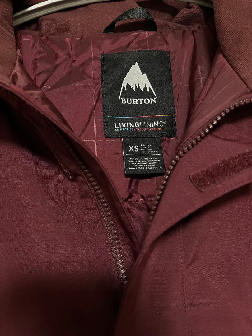 BURTON スノーボードウェア　ジャケット　XS