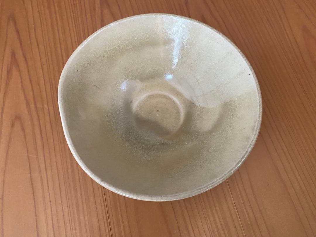 黄瀬戸 夏茶碗 永野小八作 未使用 共箱 茶道具 抹茶腕