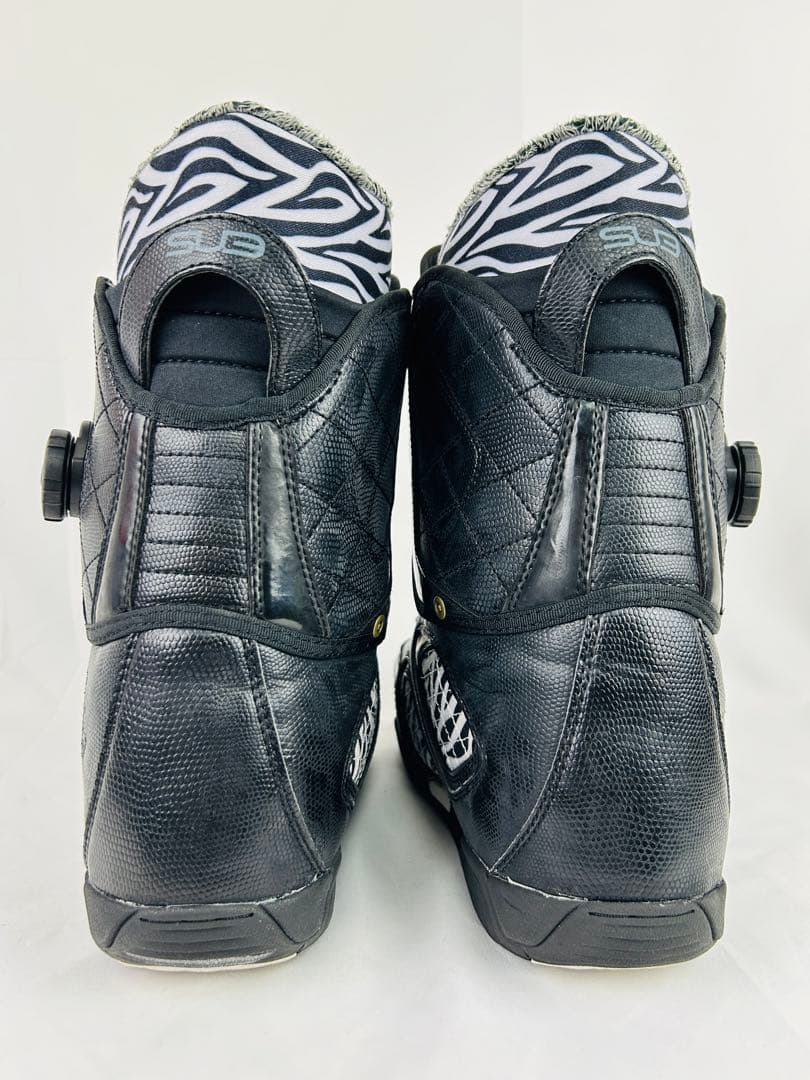 SLIB ダブルBOA スノーボードブーツ ゼブラ柄 26.5cm　スノボ