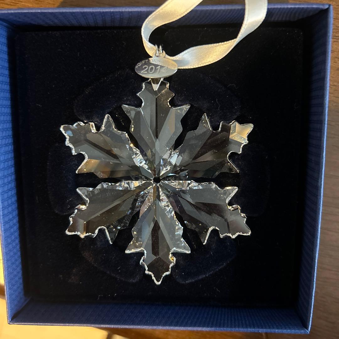 2014年リトルスノーフレーク　 クリスマスオーナメント　スワロフスキー
