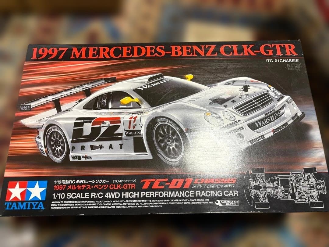 タミヤ 1/10 1997 メルセデス・ベンツ CLK-GTR TC-01