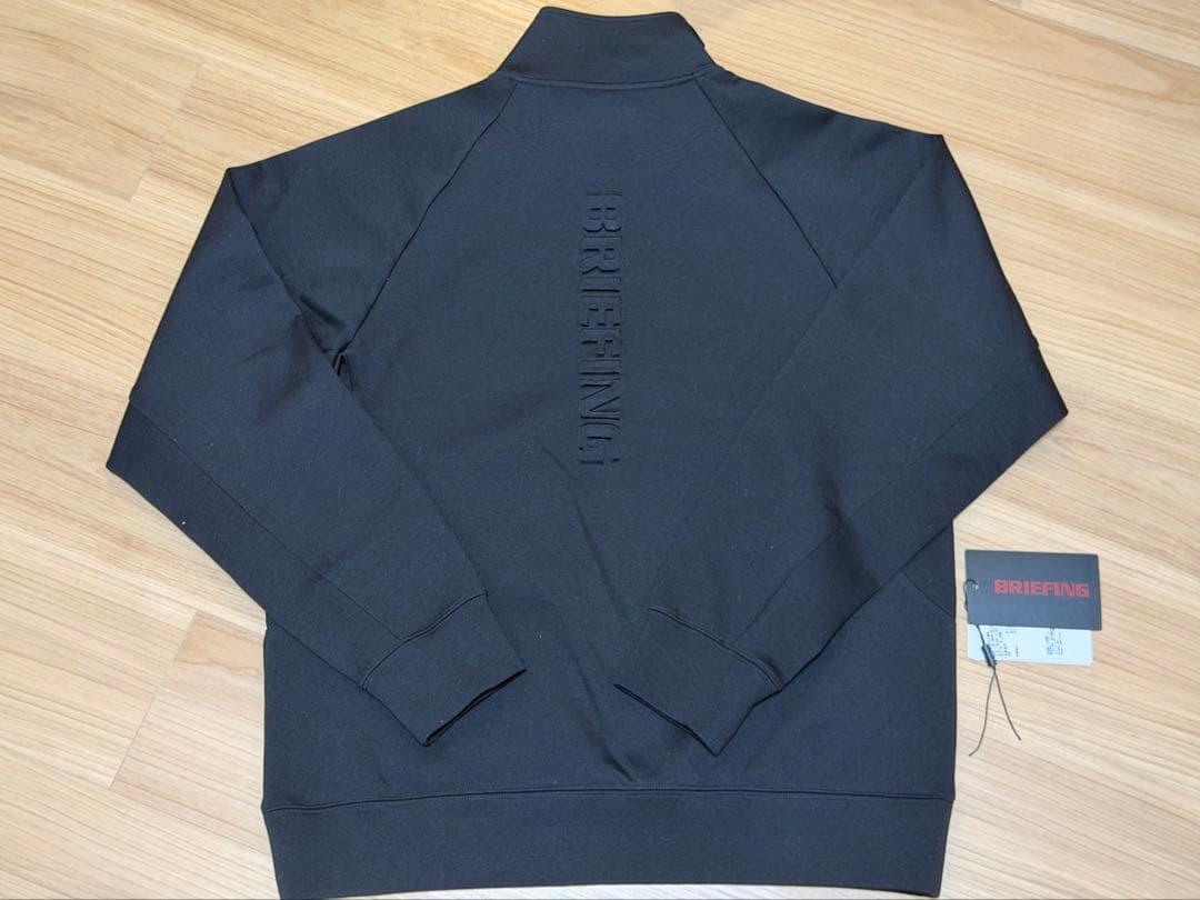 美品　ブリーフィング　MS WARM 3D LOGO HALFZIP TOP M