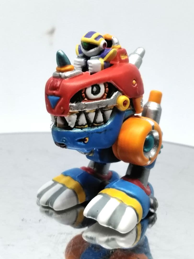 「希少品」ロックマンX フィギュア REX-2000マッドジョーイ消しゴム塗装品