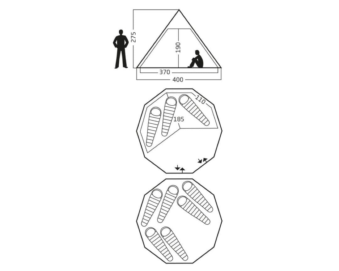 NORDISK テント アルヘイム12.6 6人用 ギャランティカード付