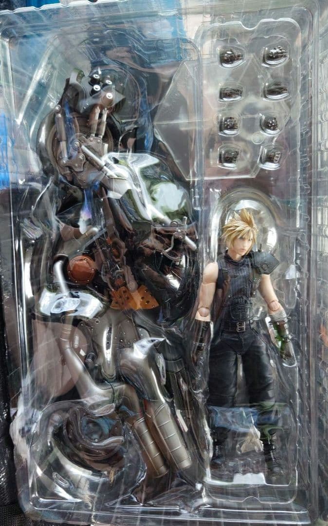 【限定品】FF7 PLAY ARTS改 クラウド・ストライフ＆ハーディ=デイトナ