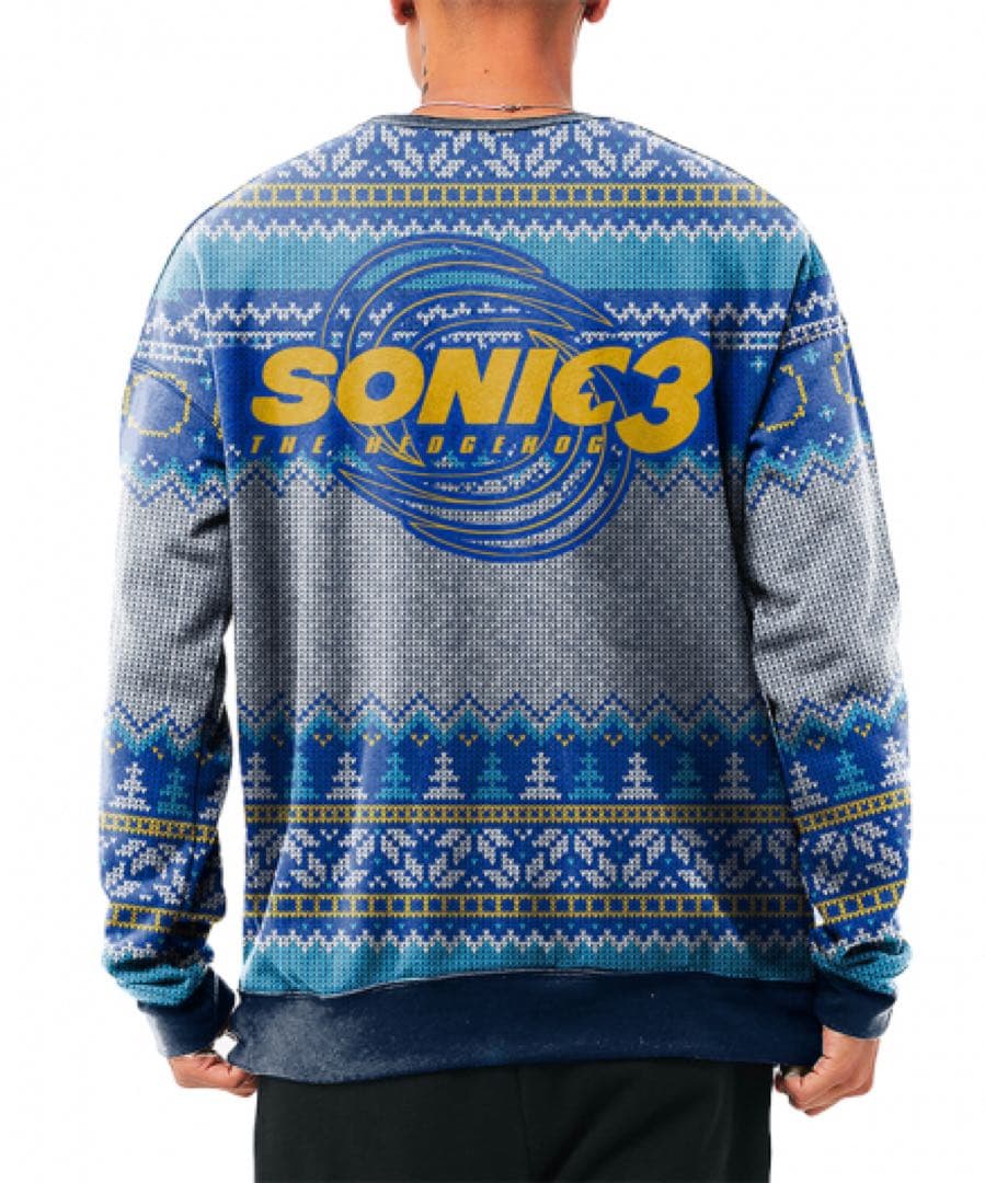 ソニック×シャドウ TOKYO MISSION セーター　Lサイズ　新品未開封