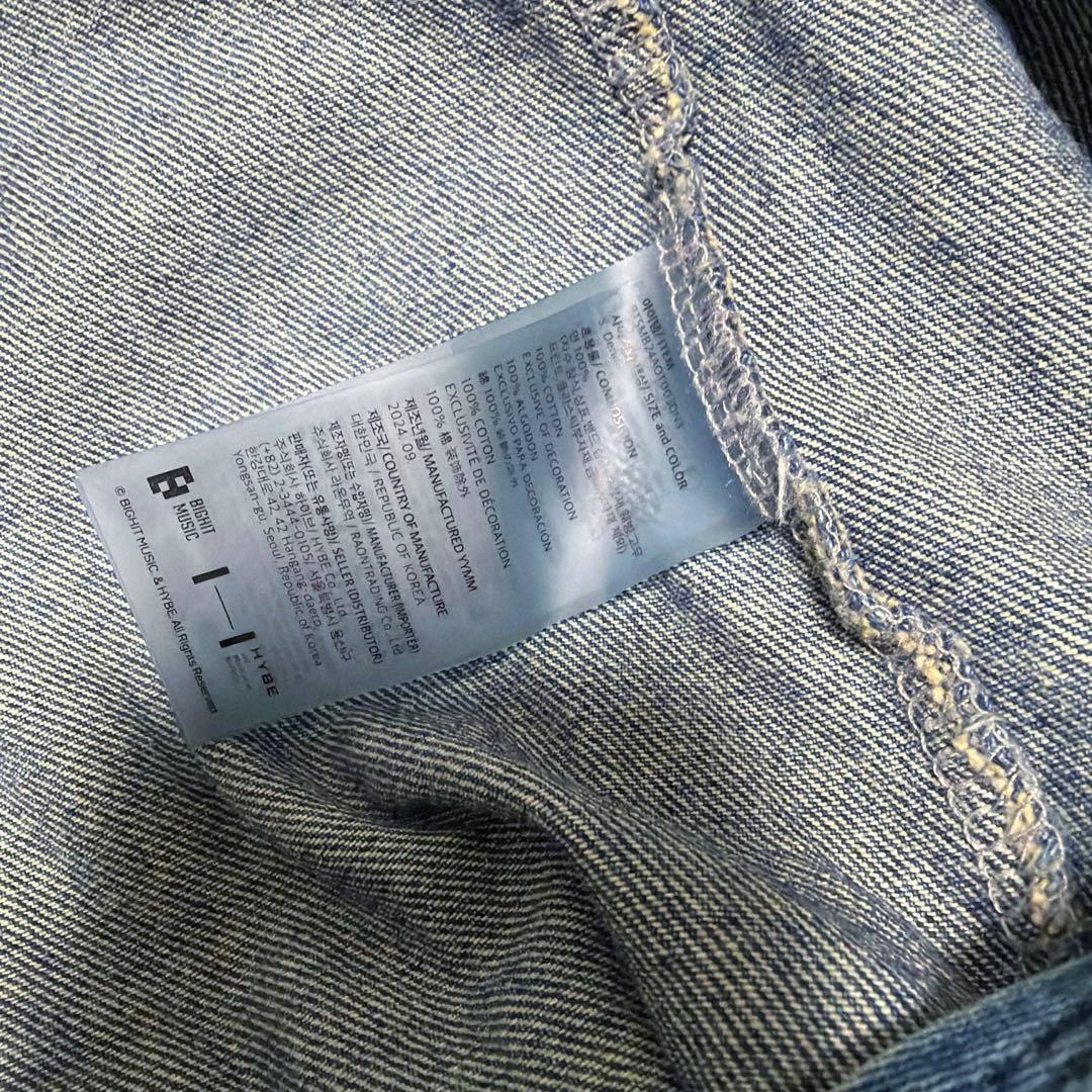 BTS ジミン 展示会グッズ デニムフーディ トレカ付き