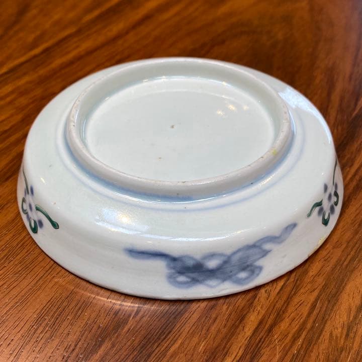 古伊万里　有田金彩上絵彩色小皿