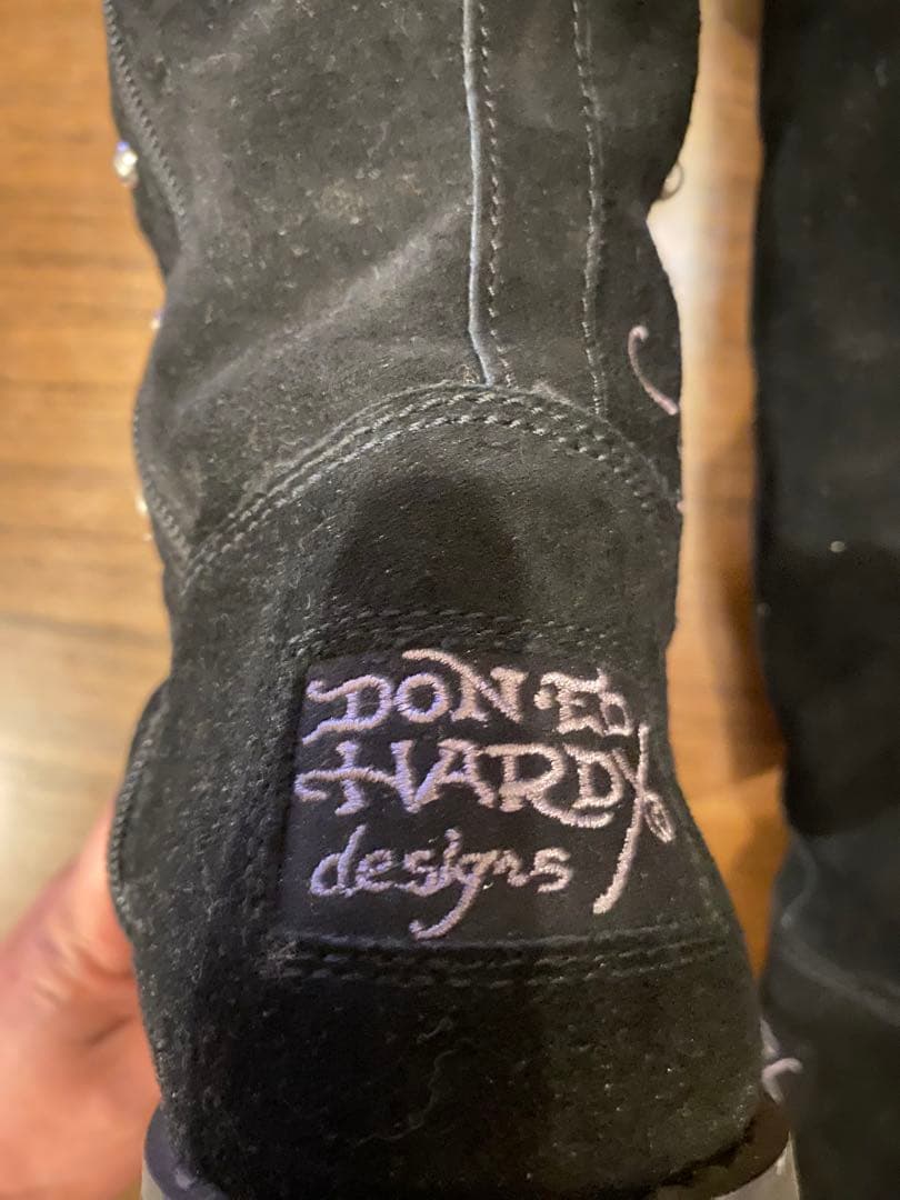 Ed Hardy スカルデザインブーツ