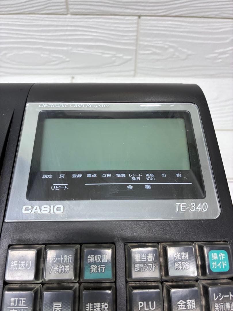 CASIO レジスター TE-340/ NL-300 動作確認済　取扱説明書付
