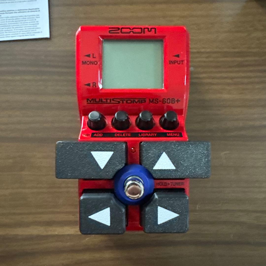 ベース ZOOM MULTISTOMP MS-60B+ ms60b+