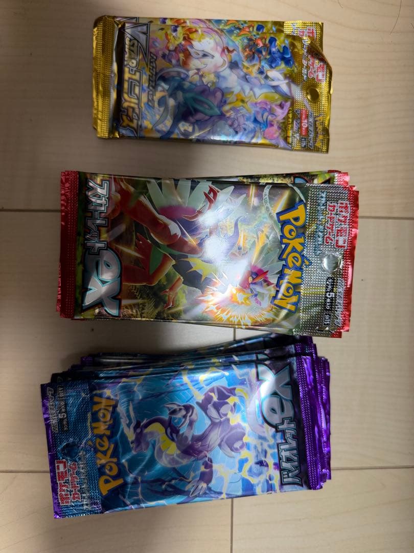 ポケモンカード スカーレット30 パック vユニ2パック　バイオレット18パック